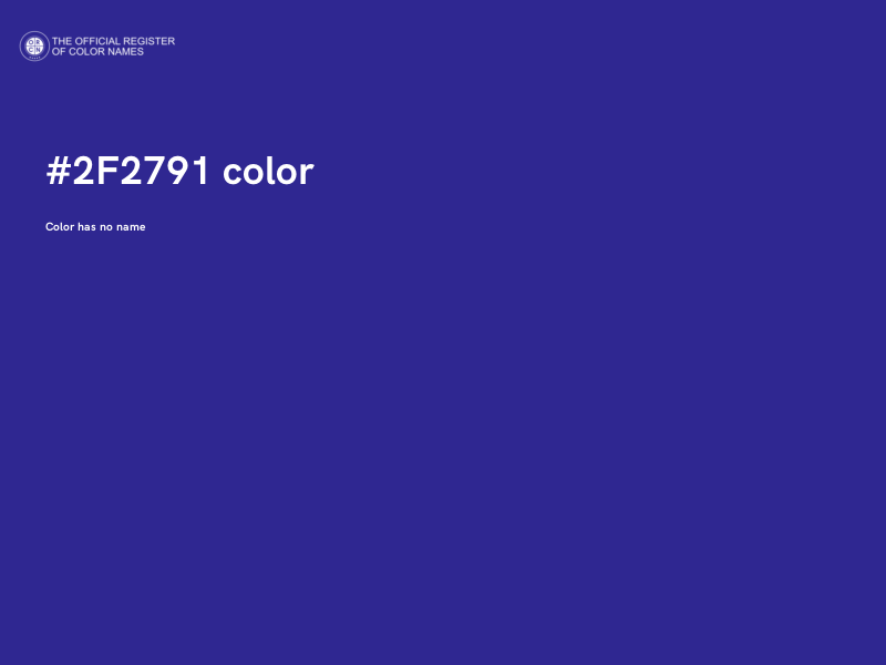 #2F2791 color image