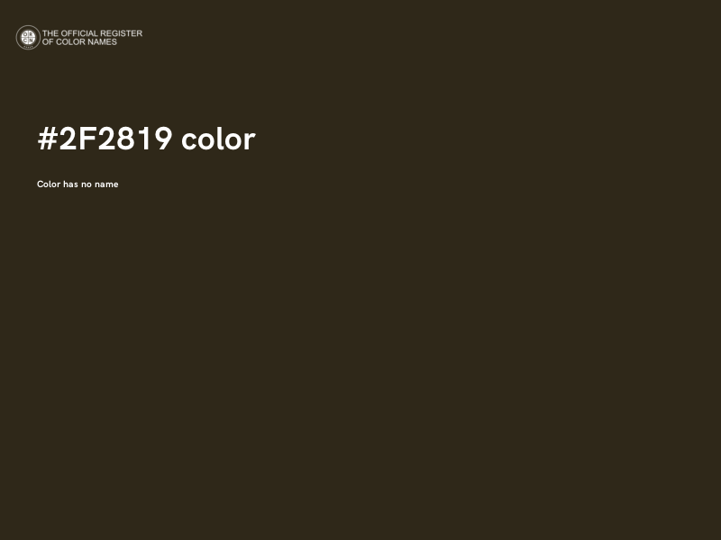 #2F2819 color image
