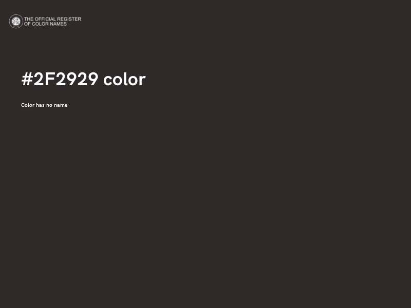 #2F2929 color image