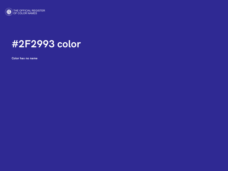#2F2993 color image