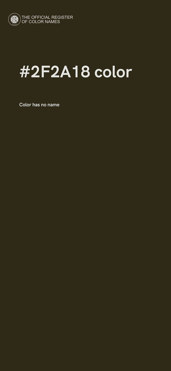 #2F2A18 color image