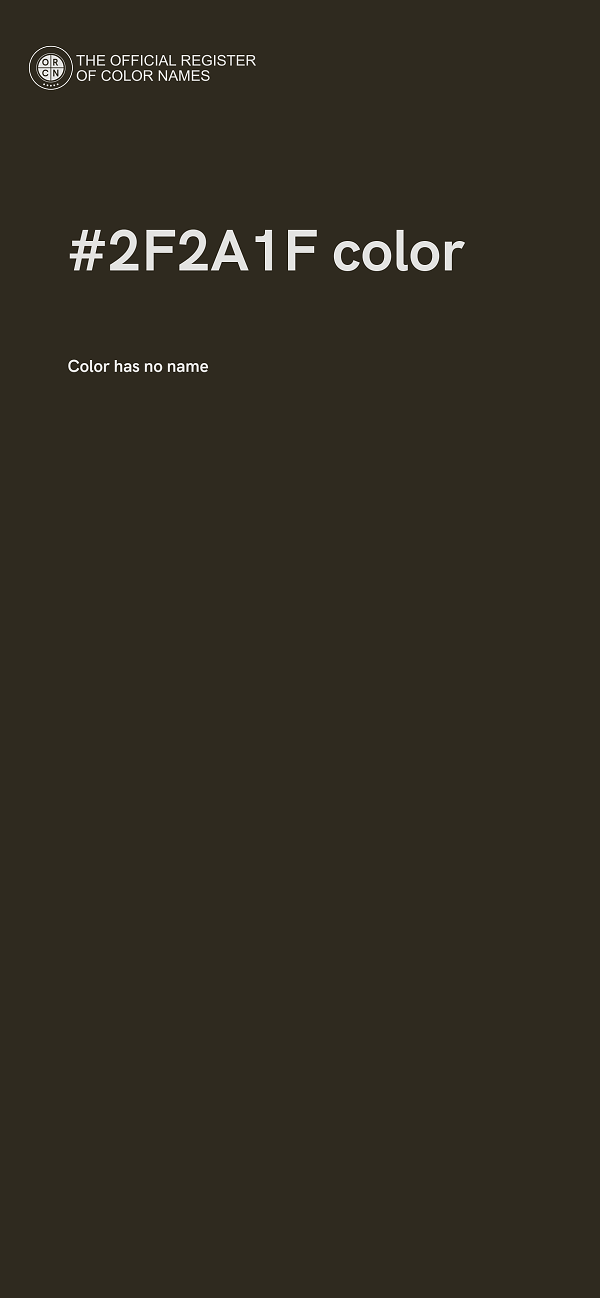 #2F2A1F color image