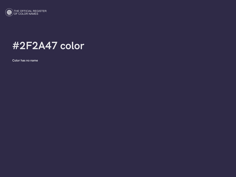 #2F2A47 color image