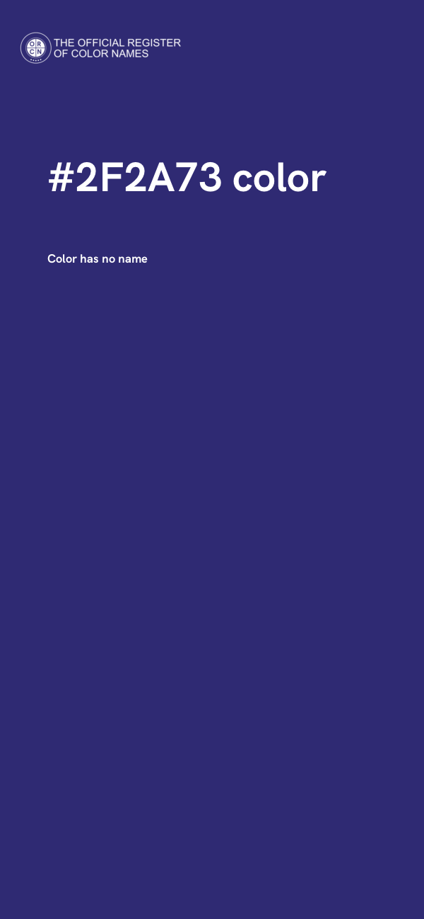 #2F2A73 color image