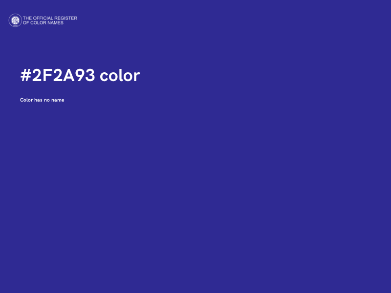 #2F2A93 color image