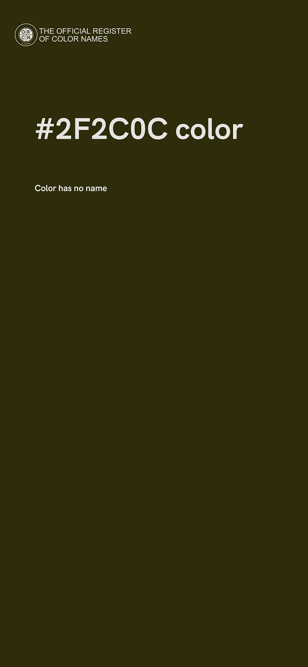 #2F2C0C color image