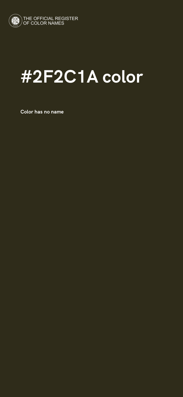 #2F2C1A color image