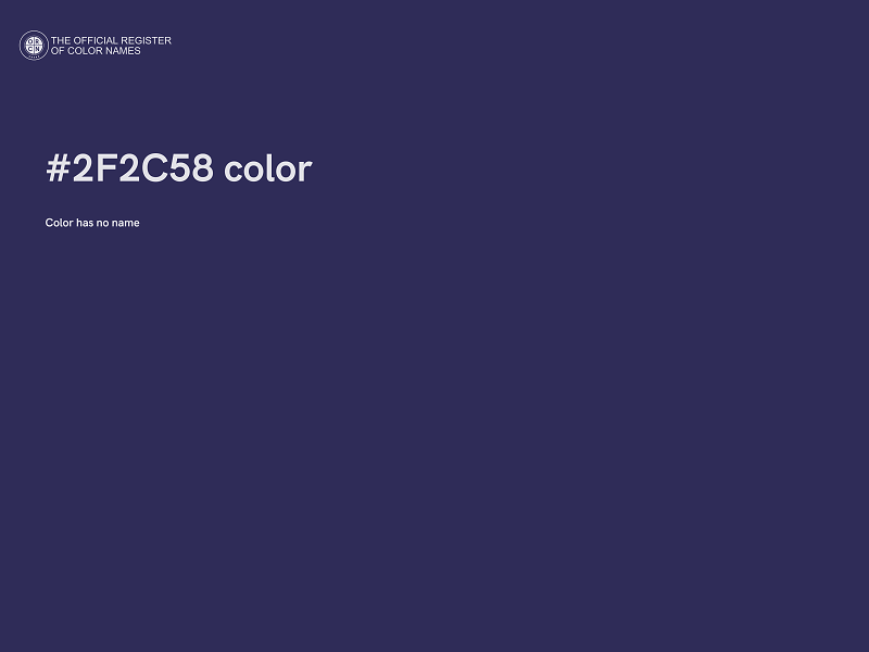 #2F2C58 color image