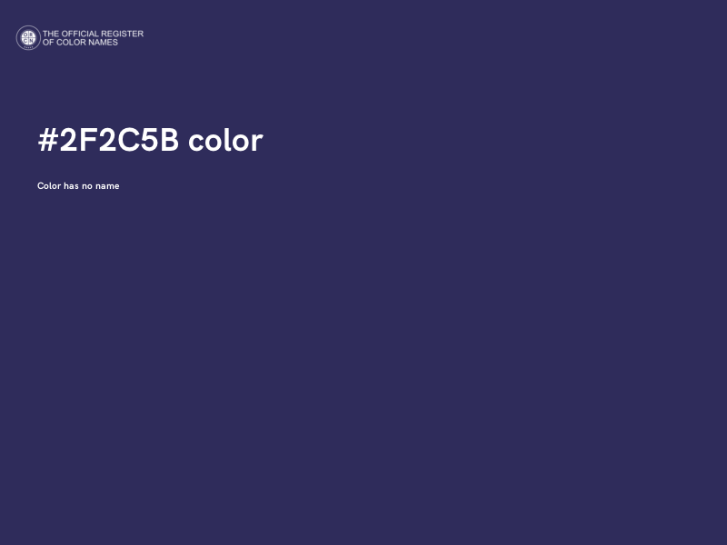 #2F2C5B color image