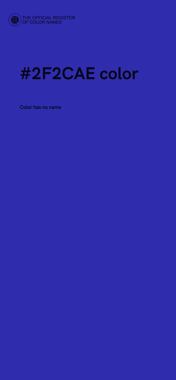 #2F2CAE color image