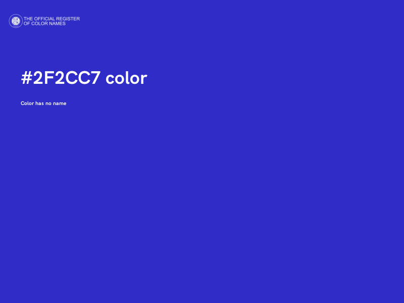 #2F2CC7 color image