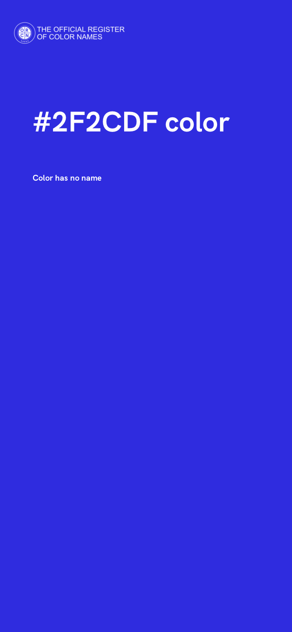 #2F2CDF color image
