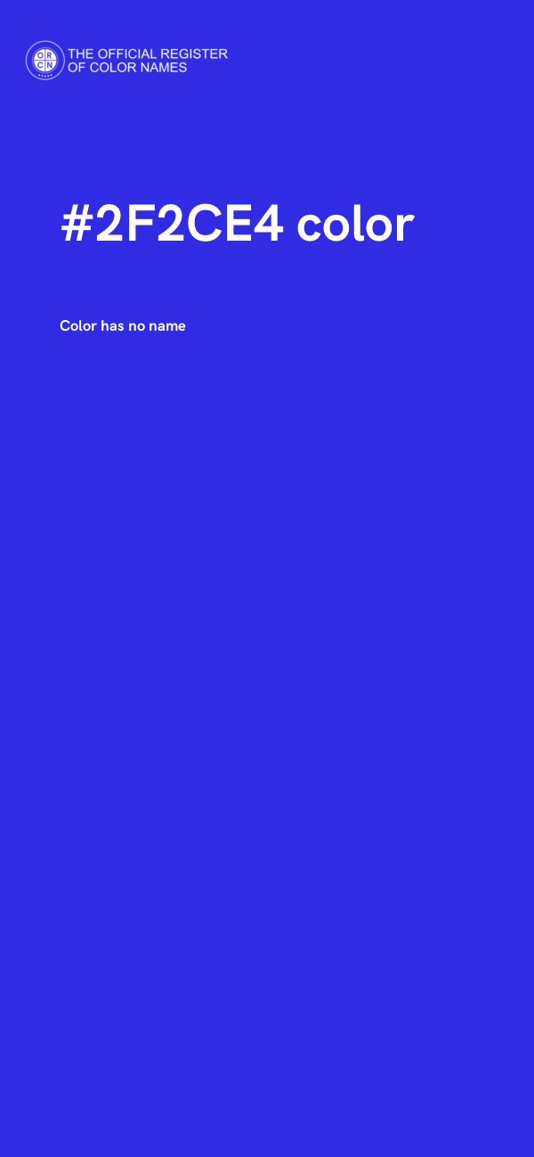#2F2CE4 color image