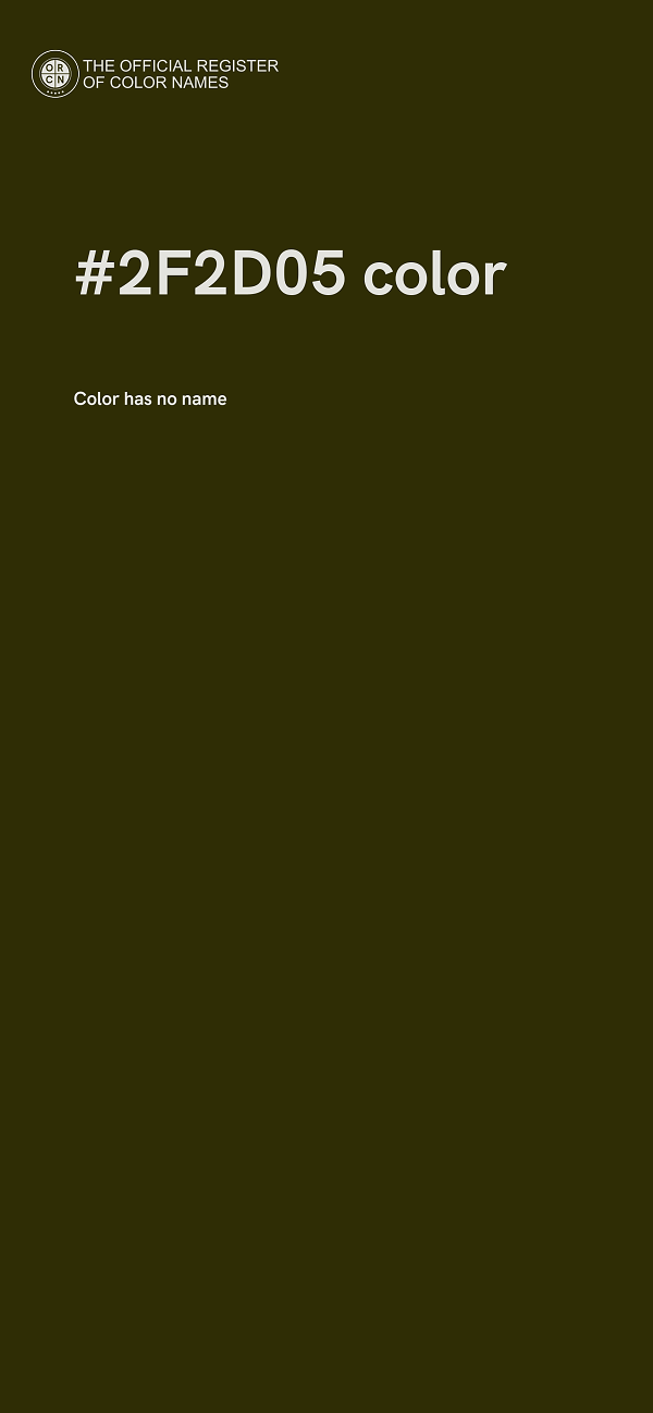 #2F2D05 color image