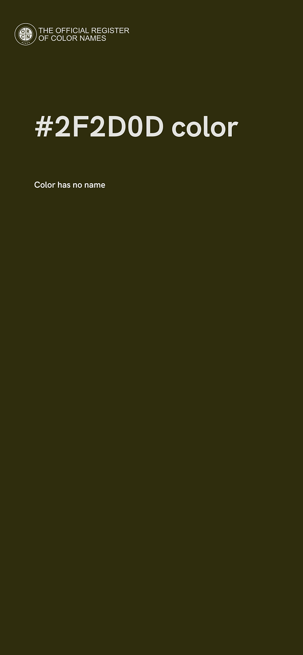 #2F2D0D color image