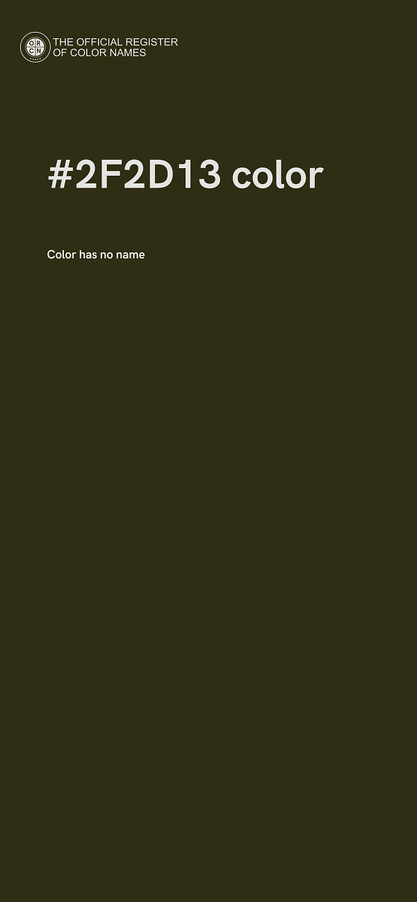 #2F2D13 color image