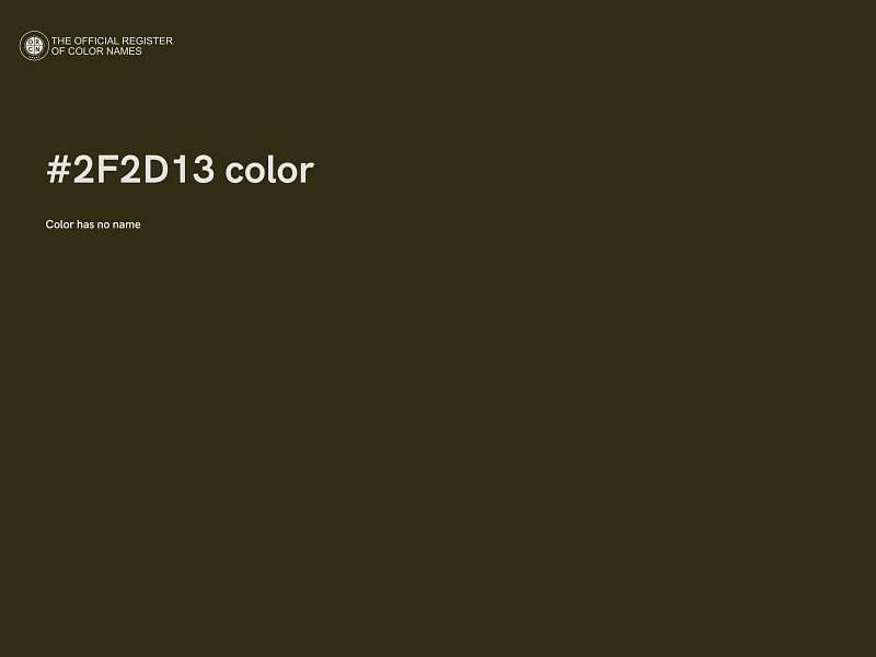 #2F2D13 color image