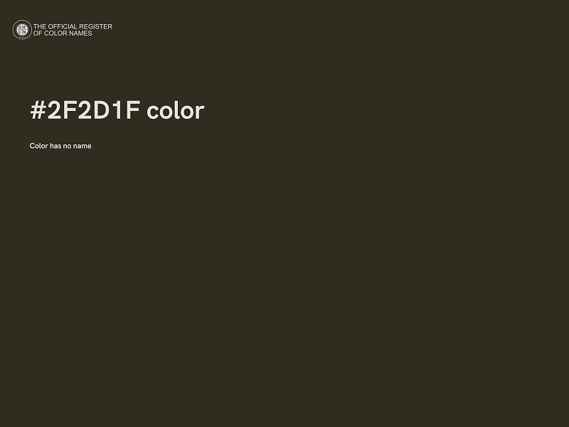 #2F2D1F color image