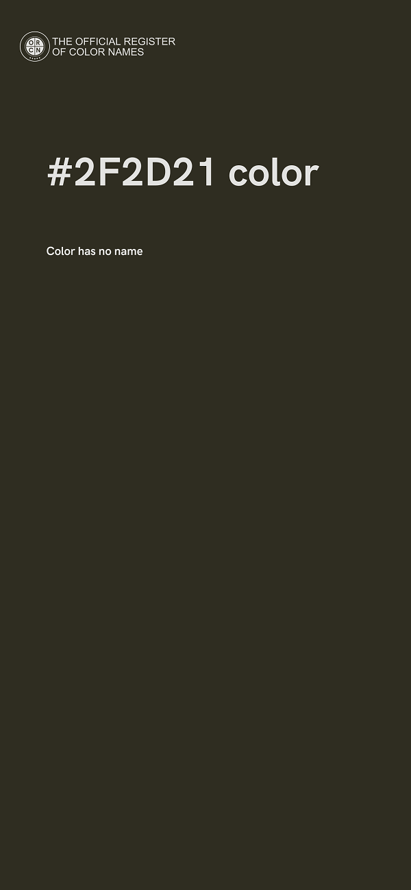 #2F2D21 color image