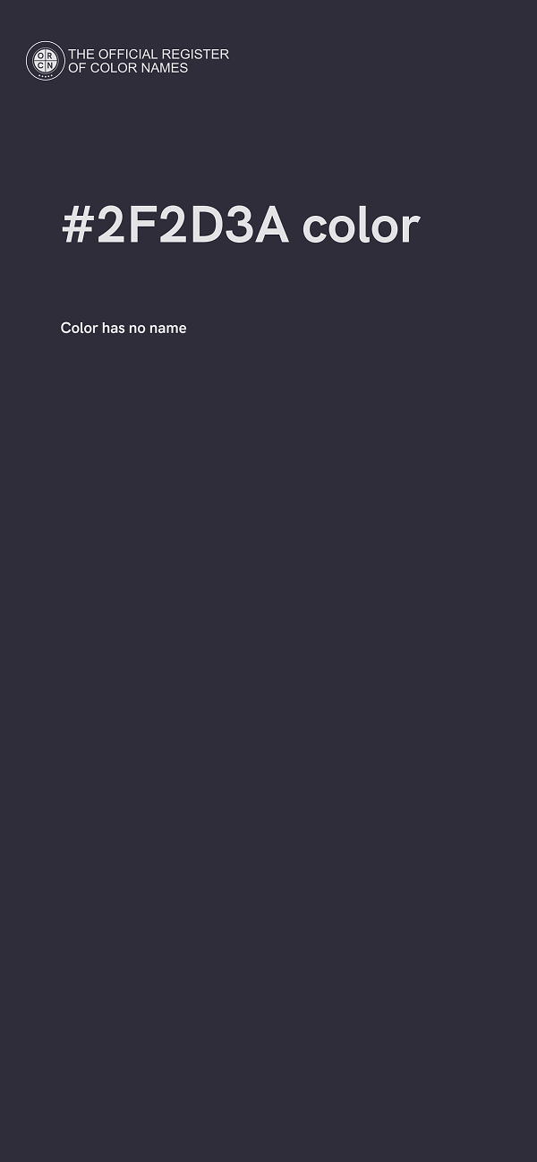 #2F2D3A color image