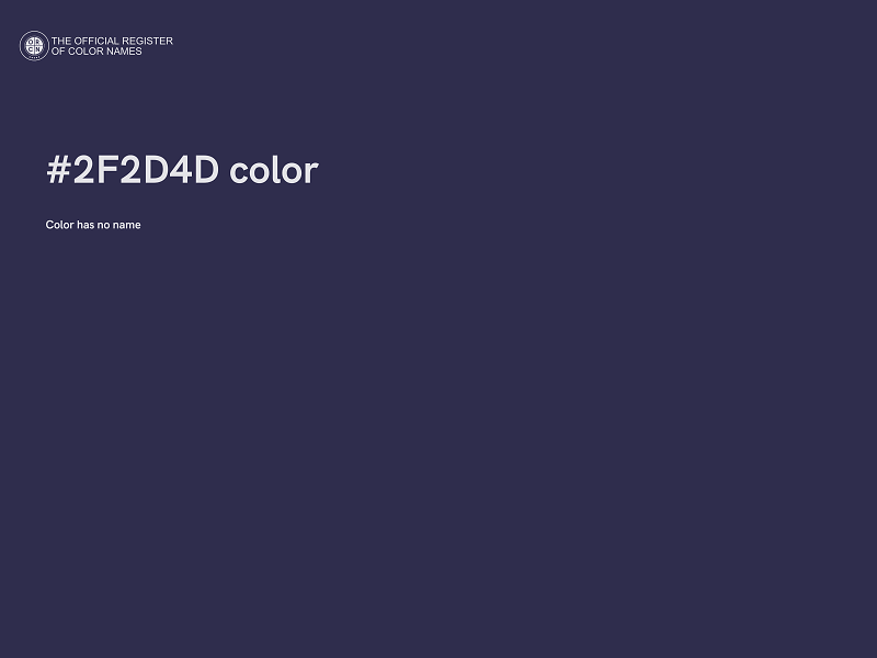 #2F2D4D color image