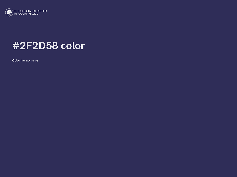 #2F2D58 color image