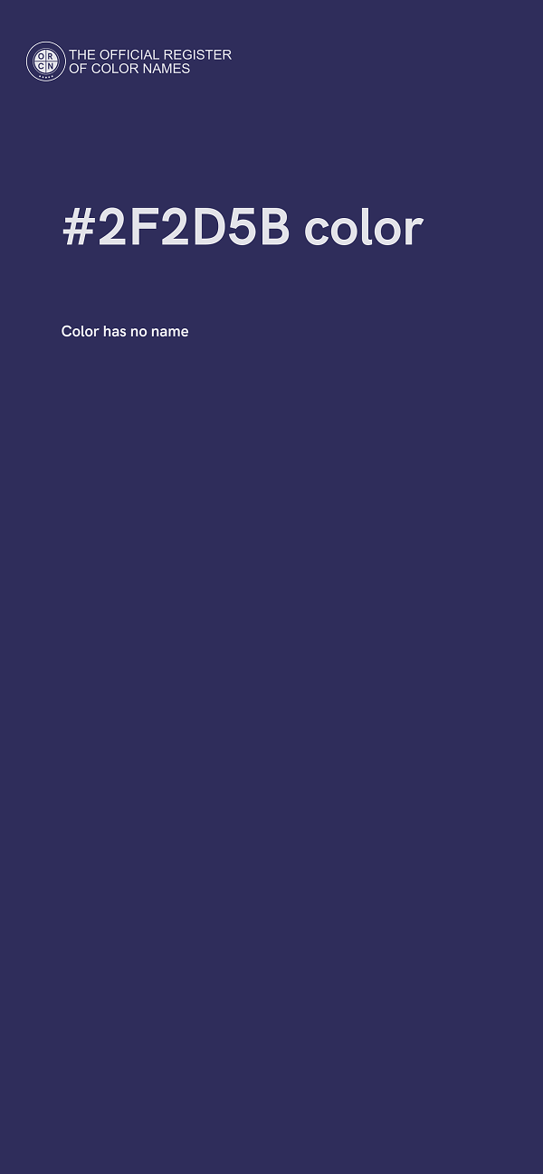 #2F2D5B color image