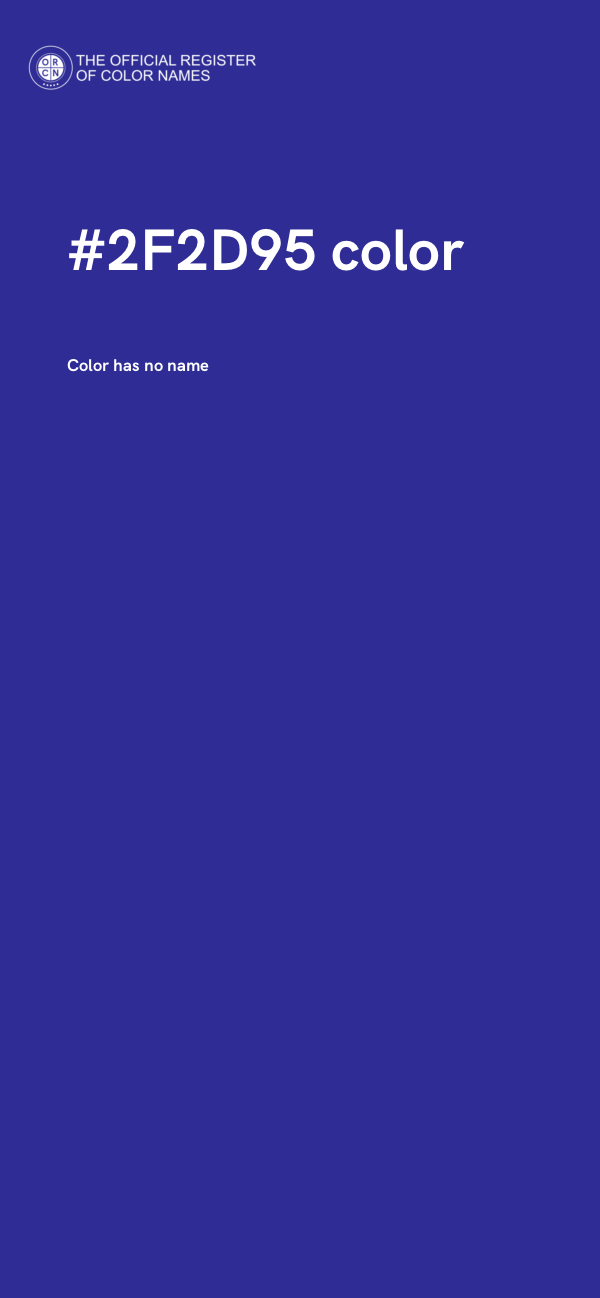 #2F2D95 color image