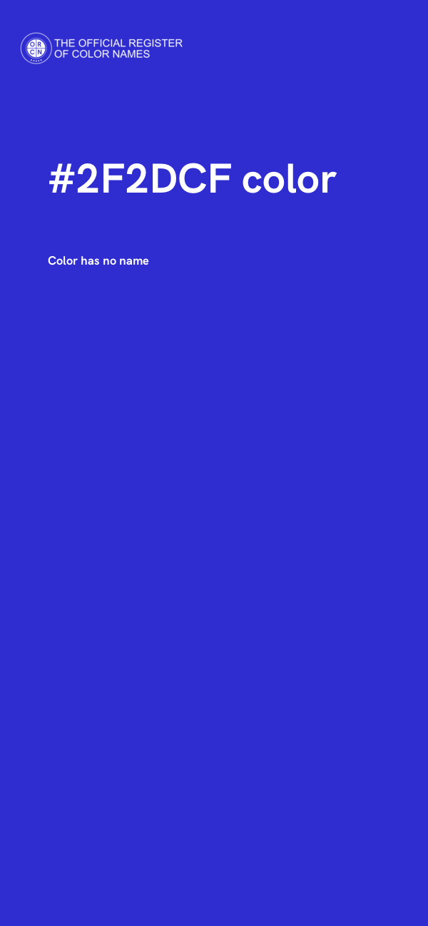 #2F2DCF color image