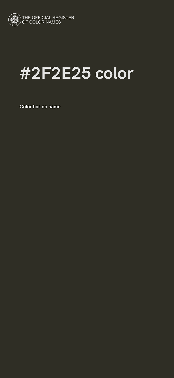 #2F2E25 color image
