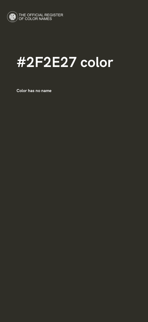 #2F2E27 color image
