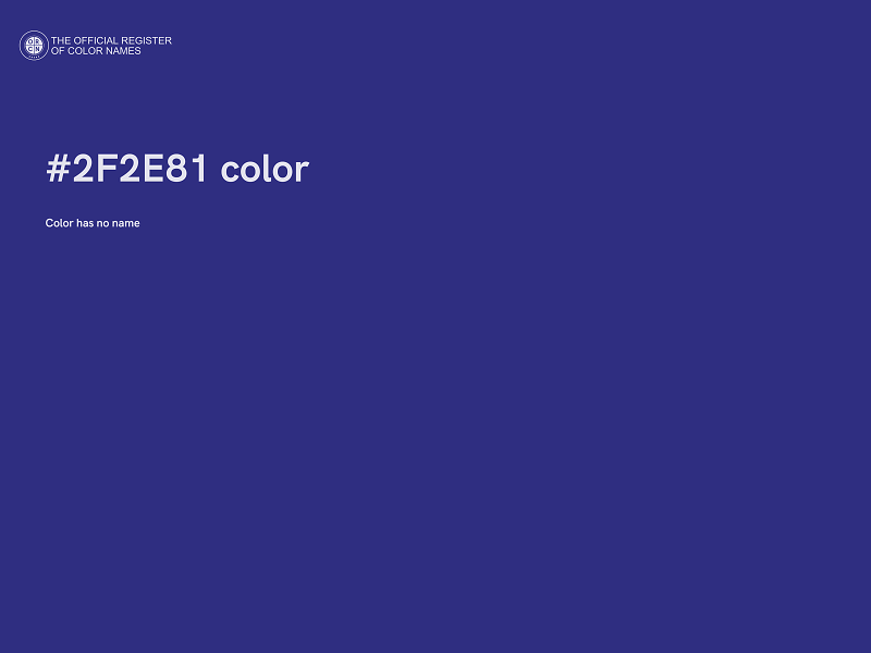 #2F2E81 color image