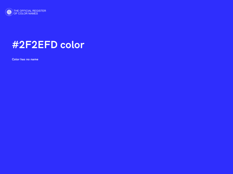 #2F2EFD color image
