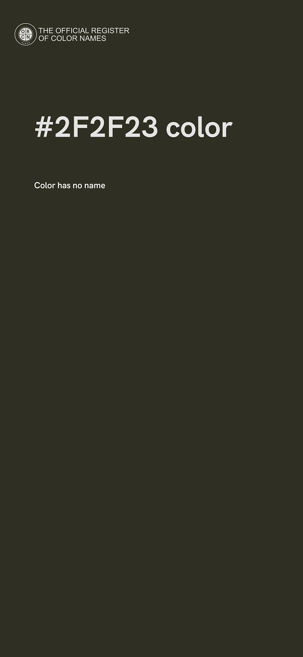 #2F2F23 color image