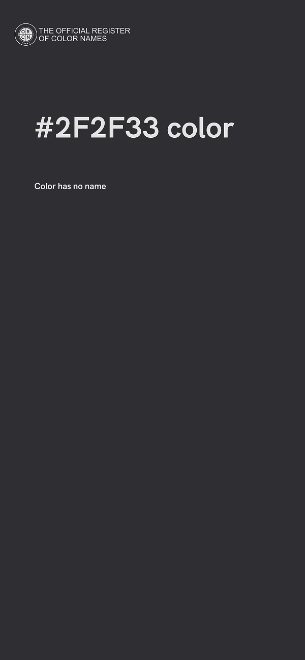 #2F2F33 color image