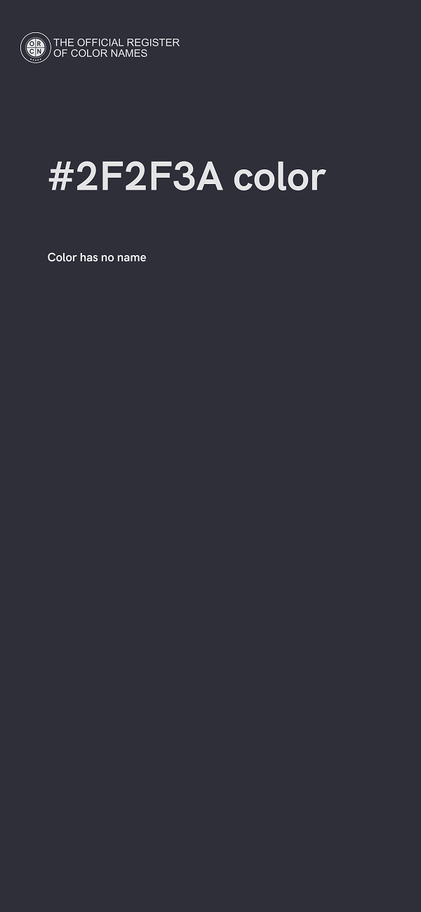 #2F2F3A color image