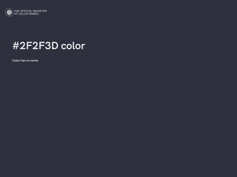 #2F2F3D color image