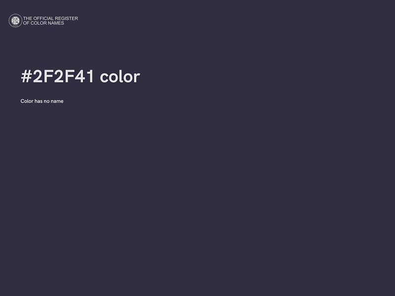 #2F2F41 color image