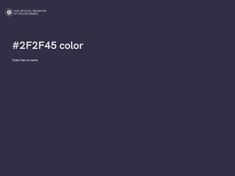 #2F2F45 color image