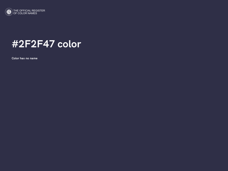 #2F2F47 color image
