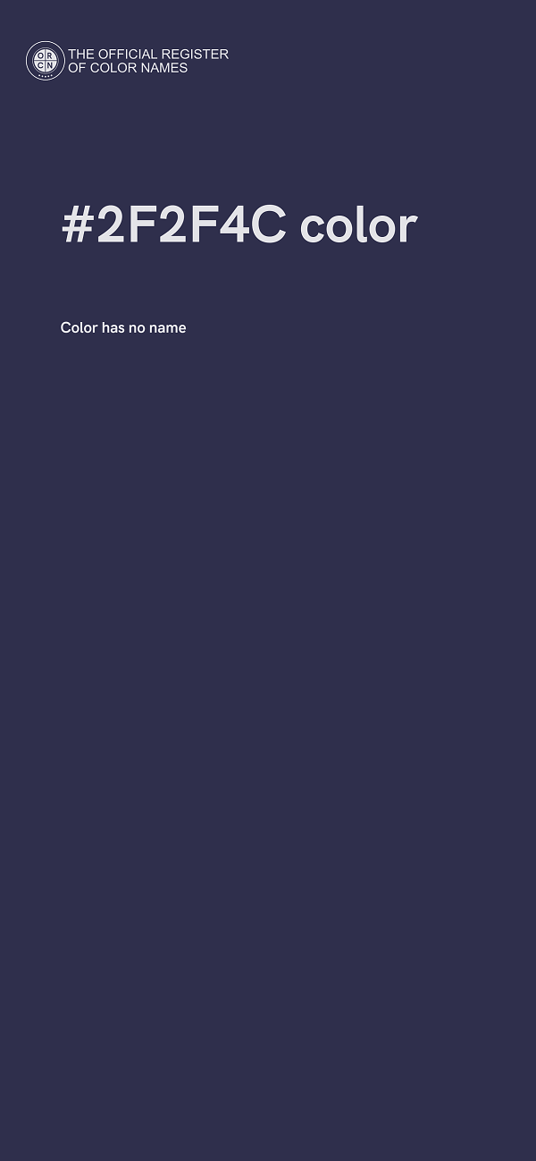 #2F2F4C color image