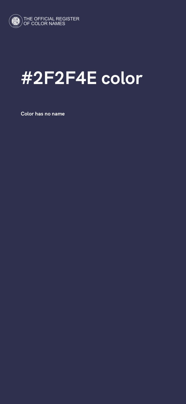 #2F2F4E color image