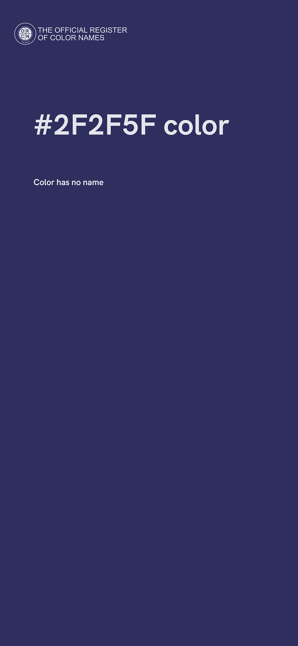 #2F2F5F color image