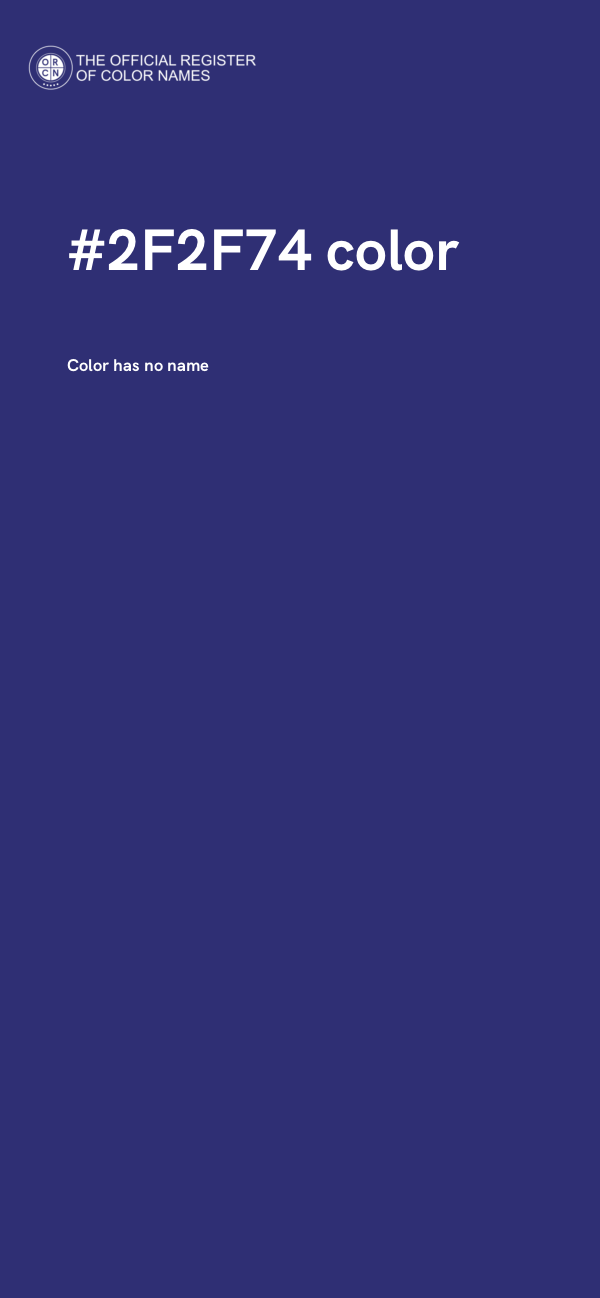#2F2F74 color image