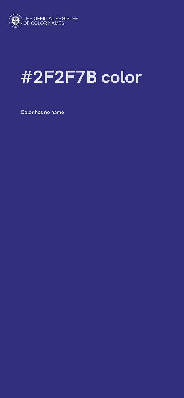 #2F2F7B color image