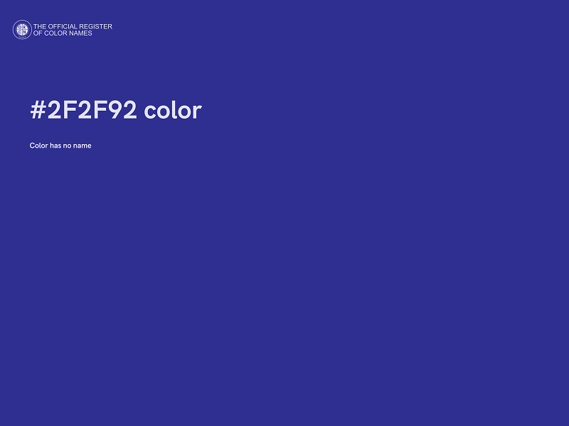 #2F2F92 color image