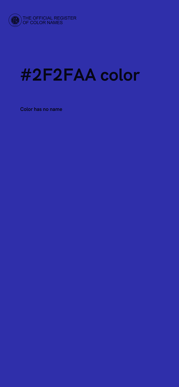 #2F2FAA color image