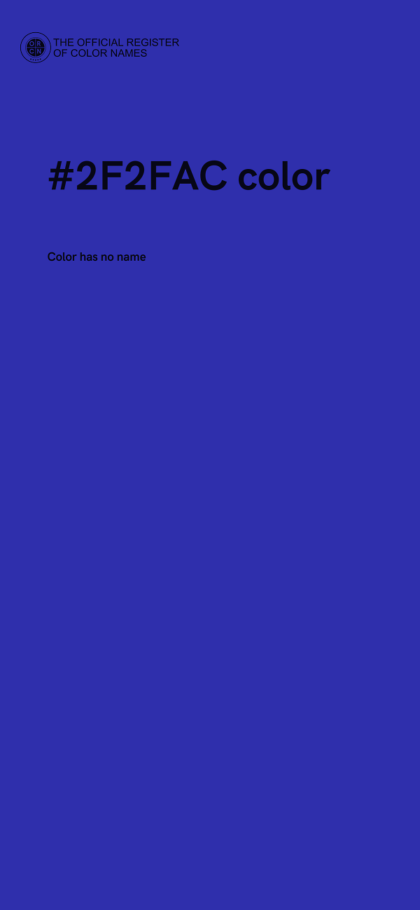 #2F2FAC color image