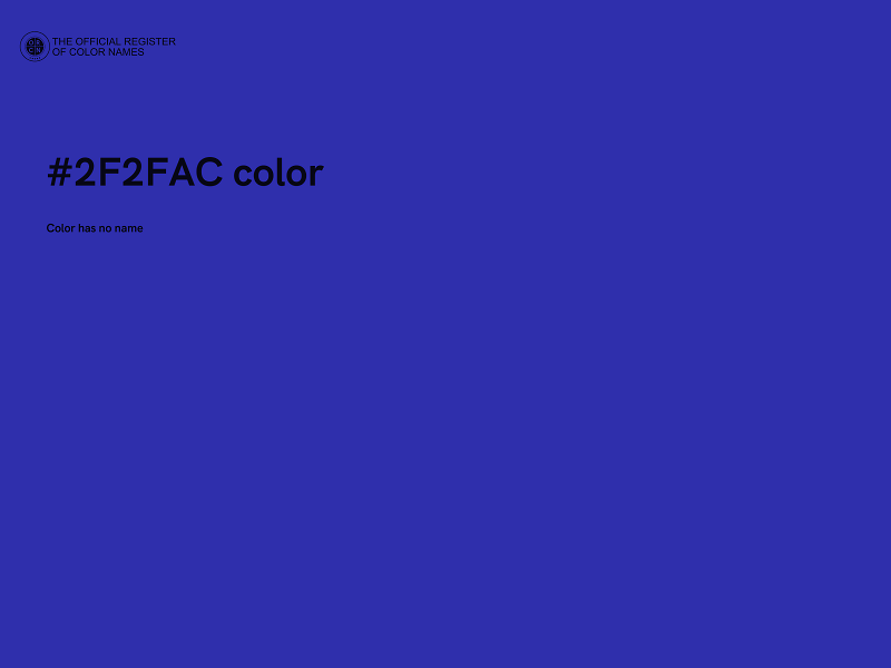#2F2FAC color image