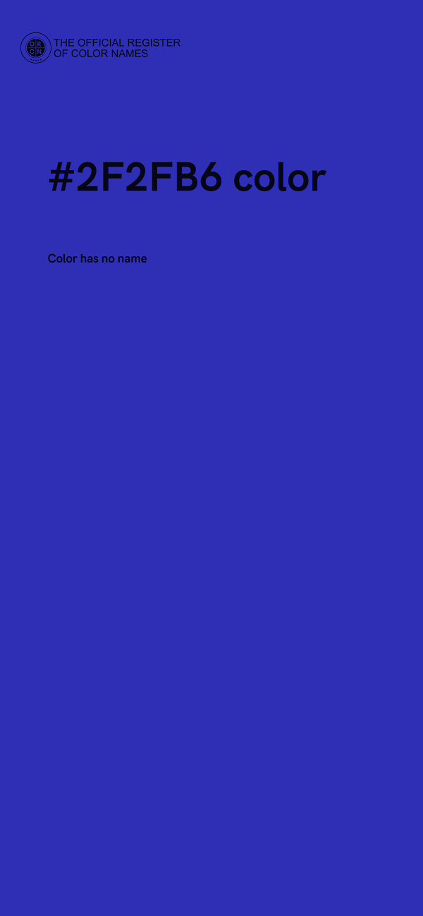 #2F2FB6 color image